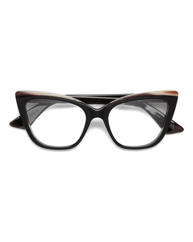 Marni cat-eye frame glasses - Braun Braun