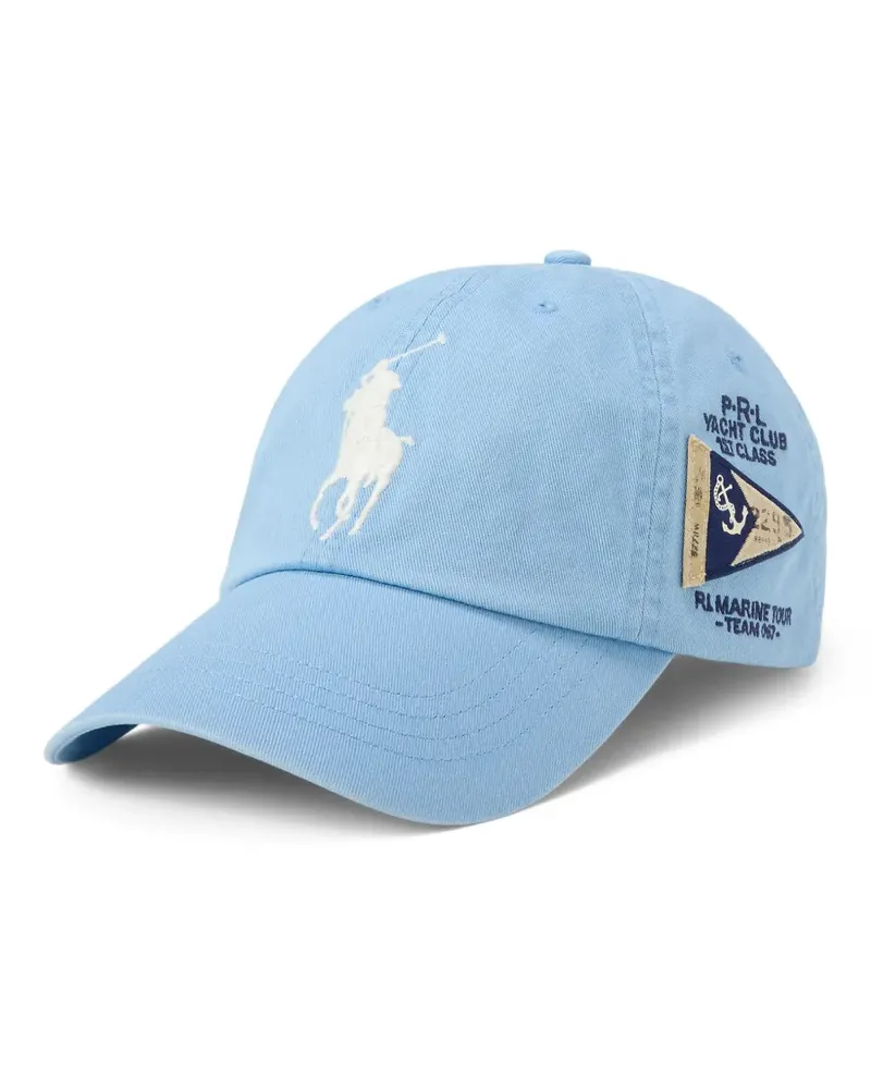 Ralph Lauren Baseballkappe mit Logo-Patch - Blau Blau