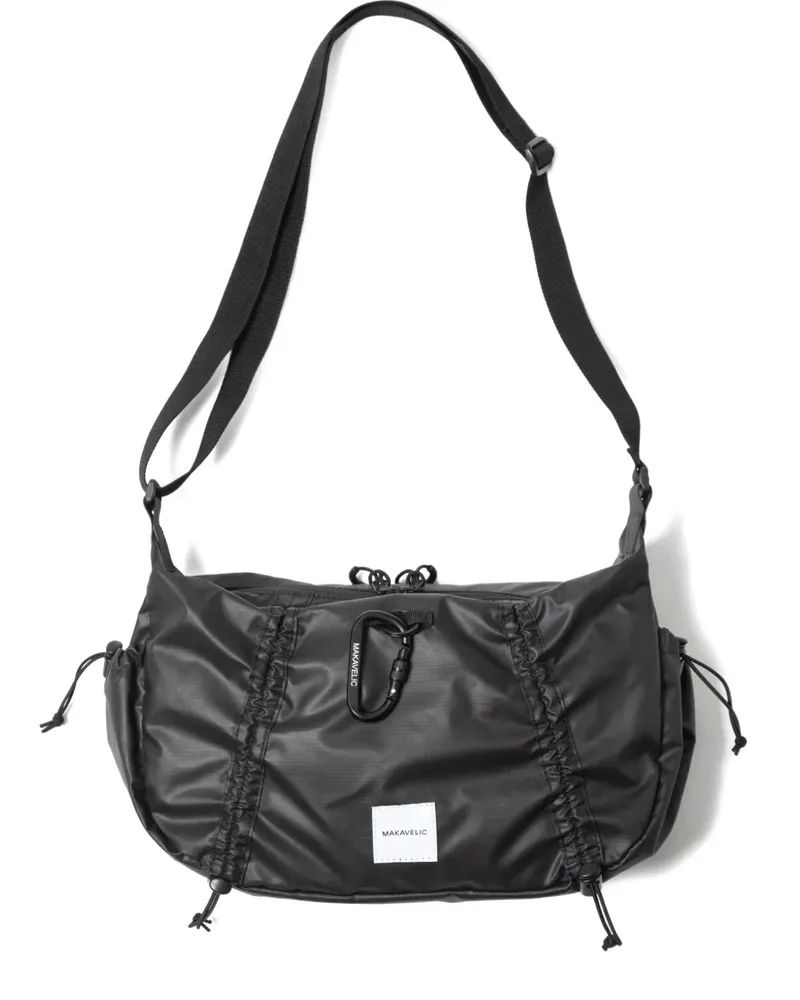 Makavelic Umhängetasche mit Kordelzug - Schwarz Schwarz
