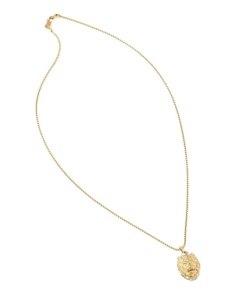 Guess Lion King pendant necklace - Gold Gold