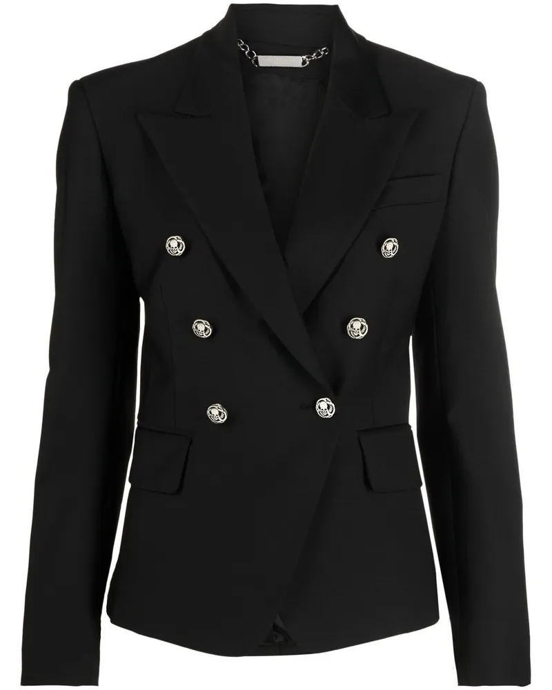 Philipp Plein Doppelreihiger Blazer - Schwarz Schwarz