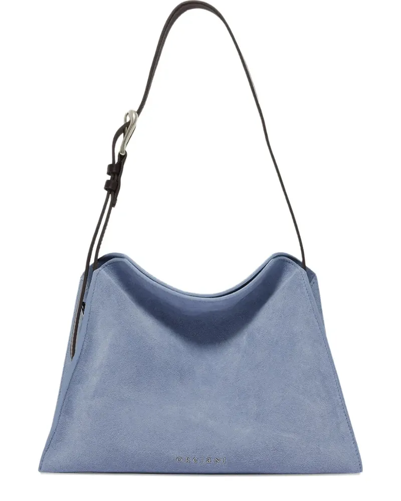 Orciani Trinity Peach Schultertasche - Blau Blau