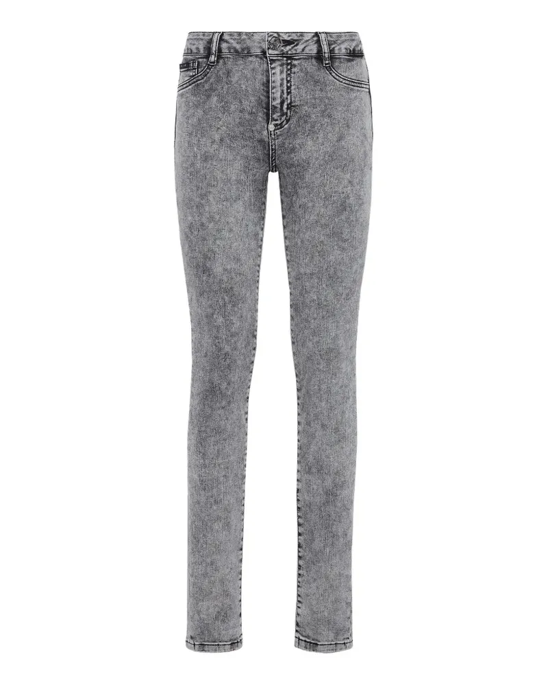 Philipp Plein acid-wash jeggings - Grau Grau