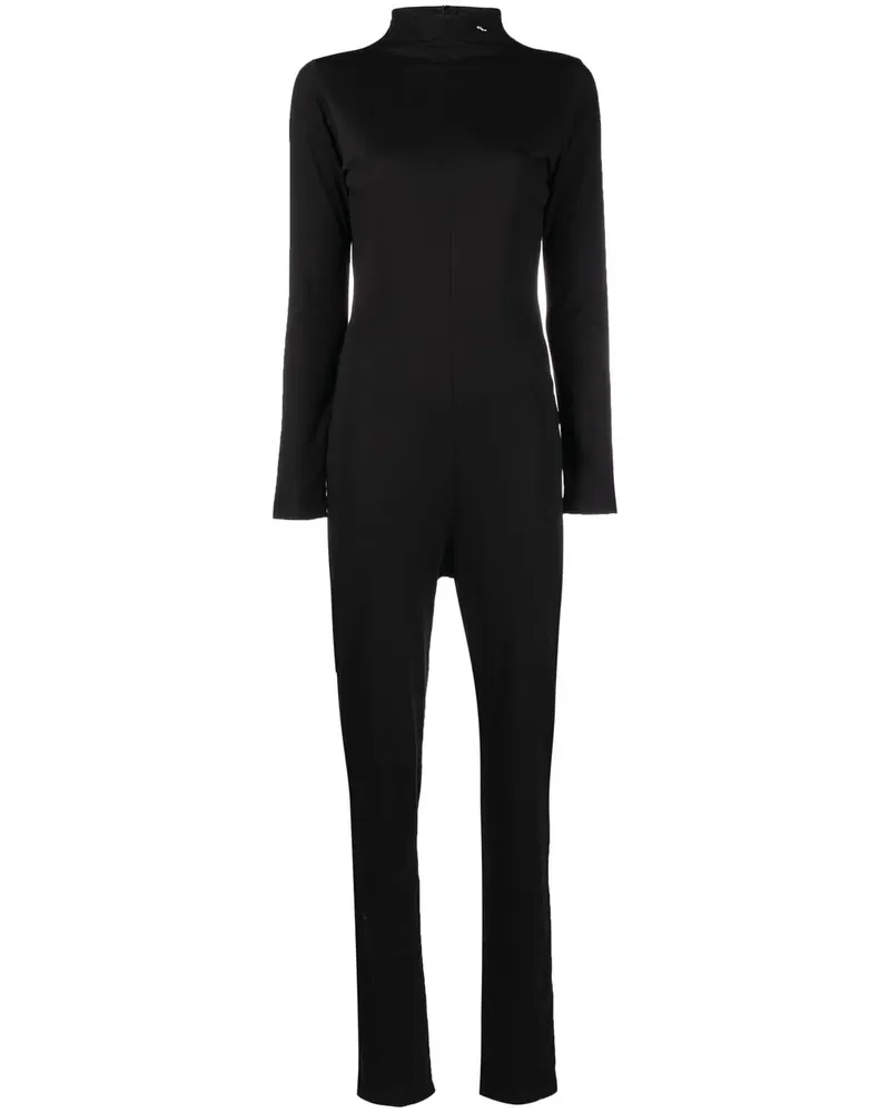 Raf Simons Jumpsuit mit Trichterkragen - Schwarz Schwarz