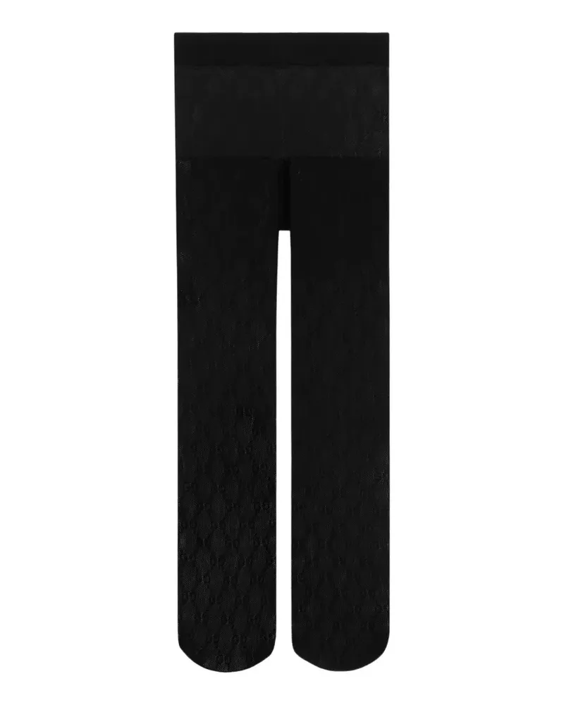 Gucci GG monogram tights - Schwarz Schwarz