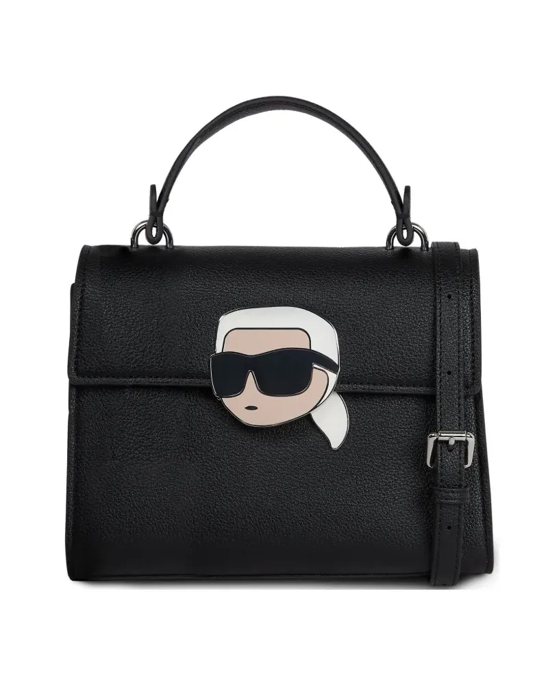Karl Lagerfeld Ikon Umhängetasche - Schwarz Schwarz