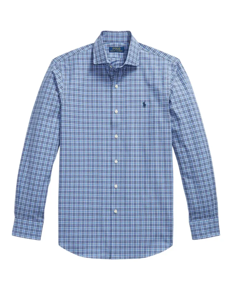Ralph Lauren plaid-pattern Pony-embroidered shirt - Blau Blau