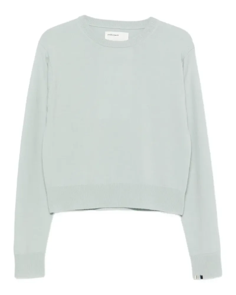 extreme cashmere March fine-knit crew-neck sweater - Blau Blau