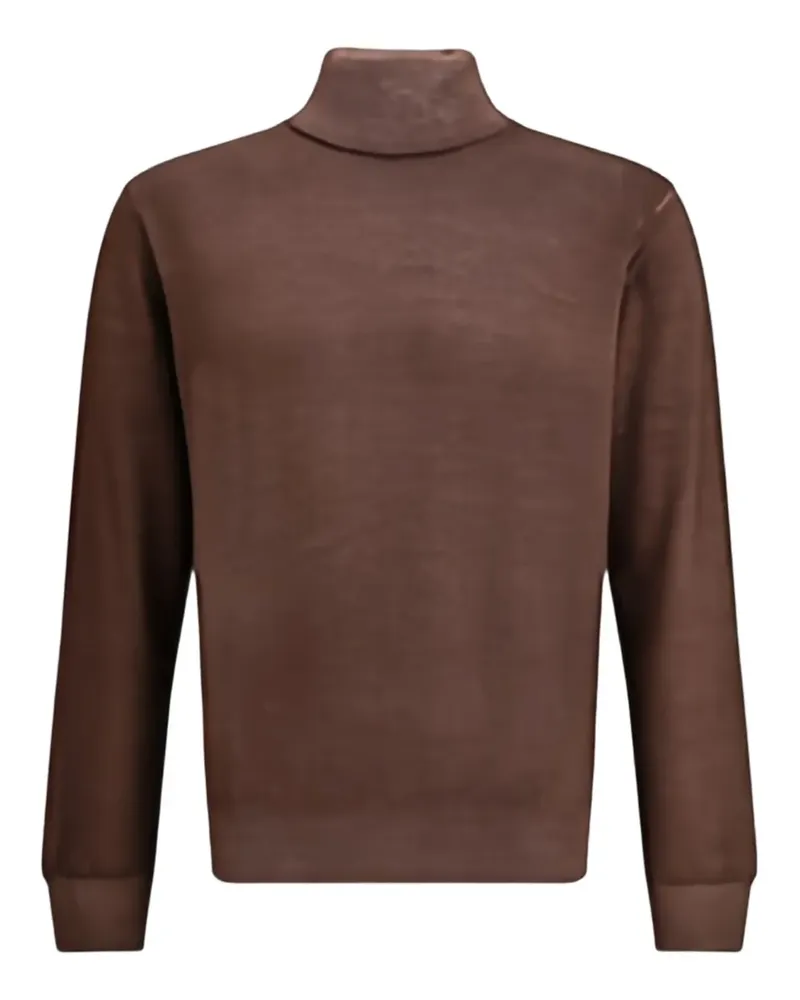 Cruciani Gerippter Rollkragenpullover - Braun Braun