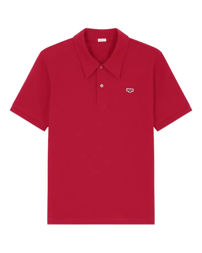 FURSAC Poloshirt mit Logo-Stickerei - Rot Rot