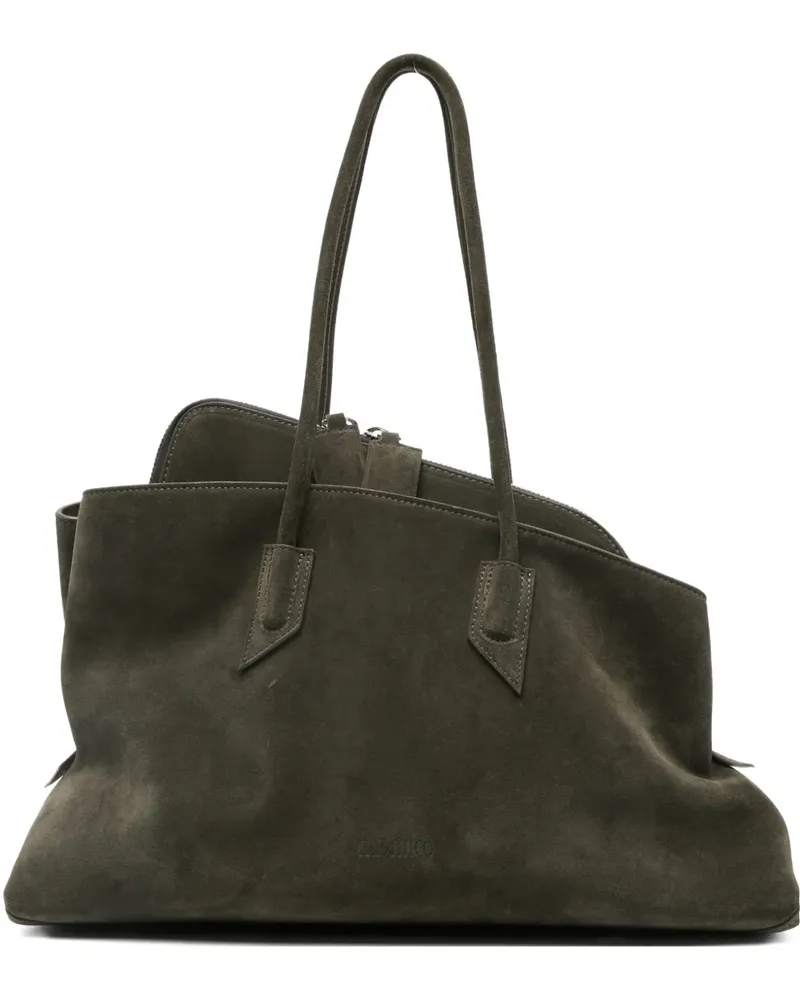 ATTICO suede cross body bag - Grün Grün