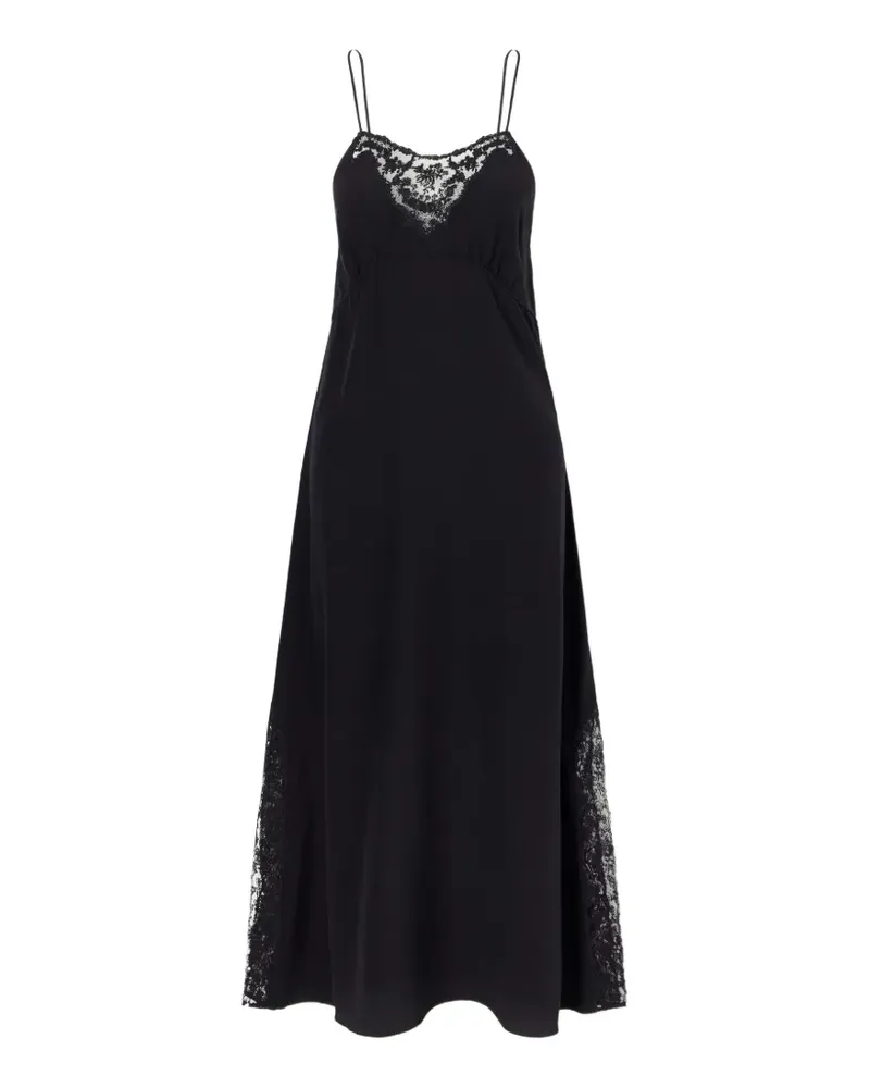 Chloé lace-detail dress - Schwarz Schwarz