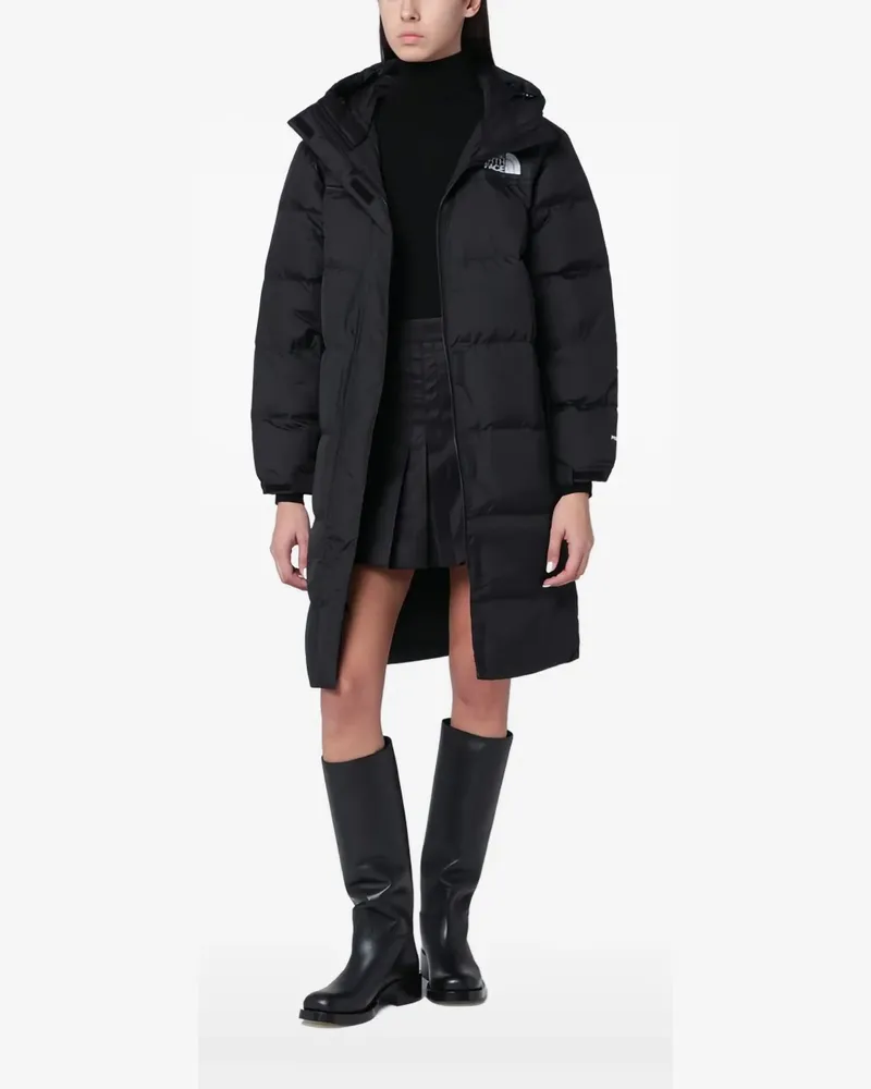 The North Face Gefütterter Kapuzenmantel - Schwarz Schwarz