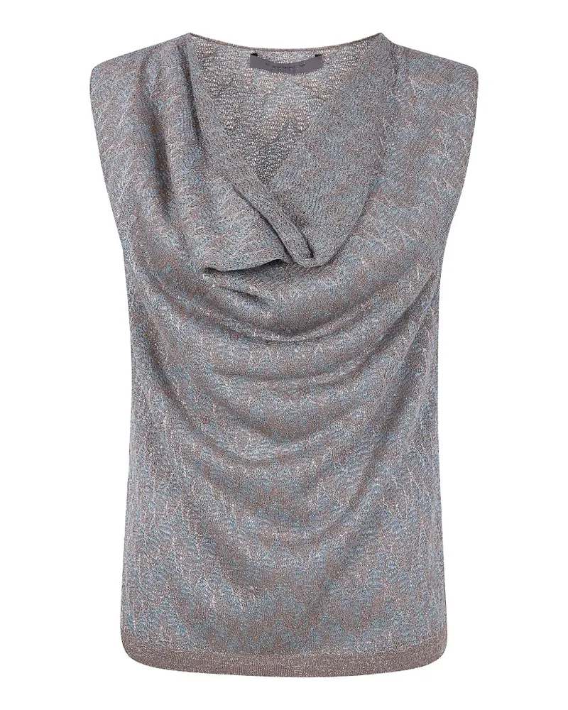 D.EXTERIOR zigzag-pattern top - Braun Braun