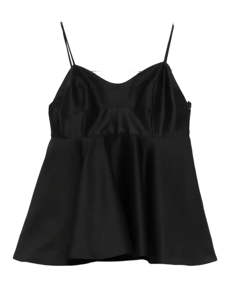 Róhe flared top - Schwarz Schwarz