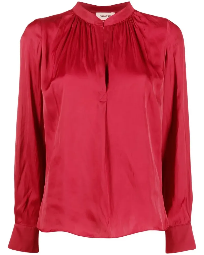 Zadig & Voltaire Tink Satin-Bluse - Rot Rot