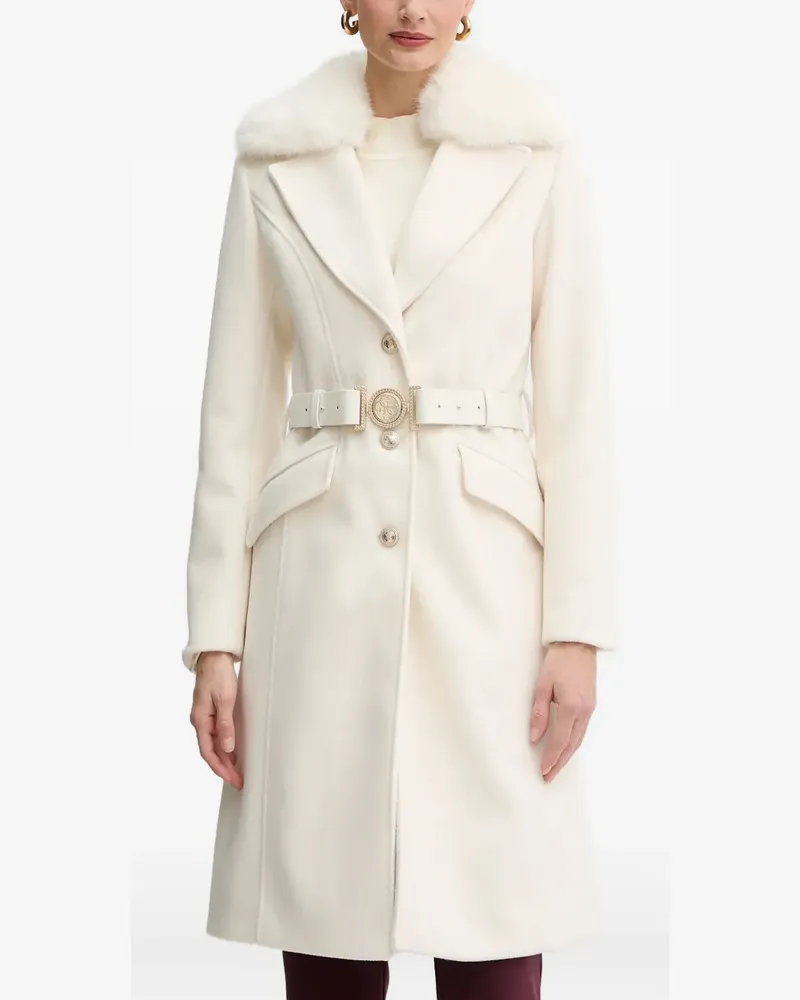 Guess belted coat - Weiß Weiß