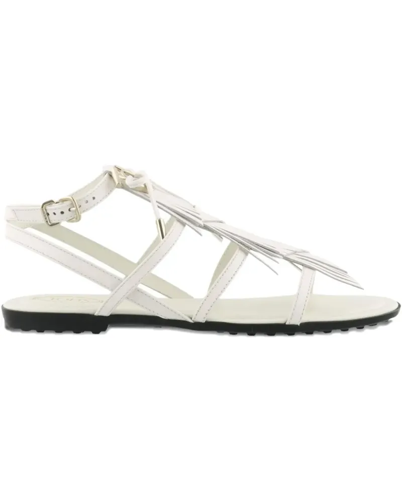 TOD'S Sandalen mit Zierlasche - Weiß Weiß