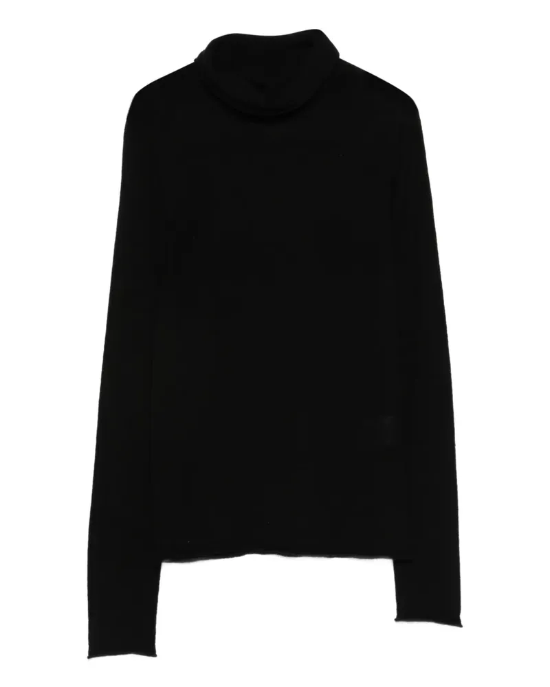 Roberto Collina turtleneck top - Schwarz Schwarz