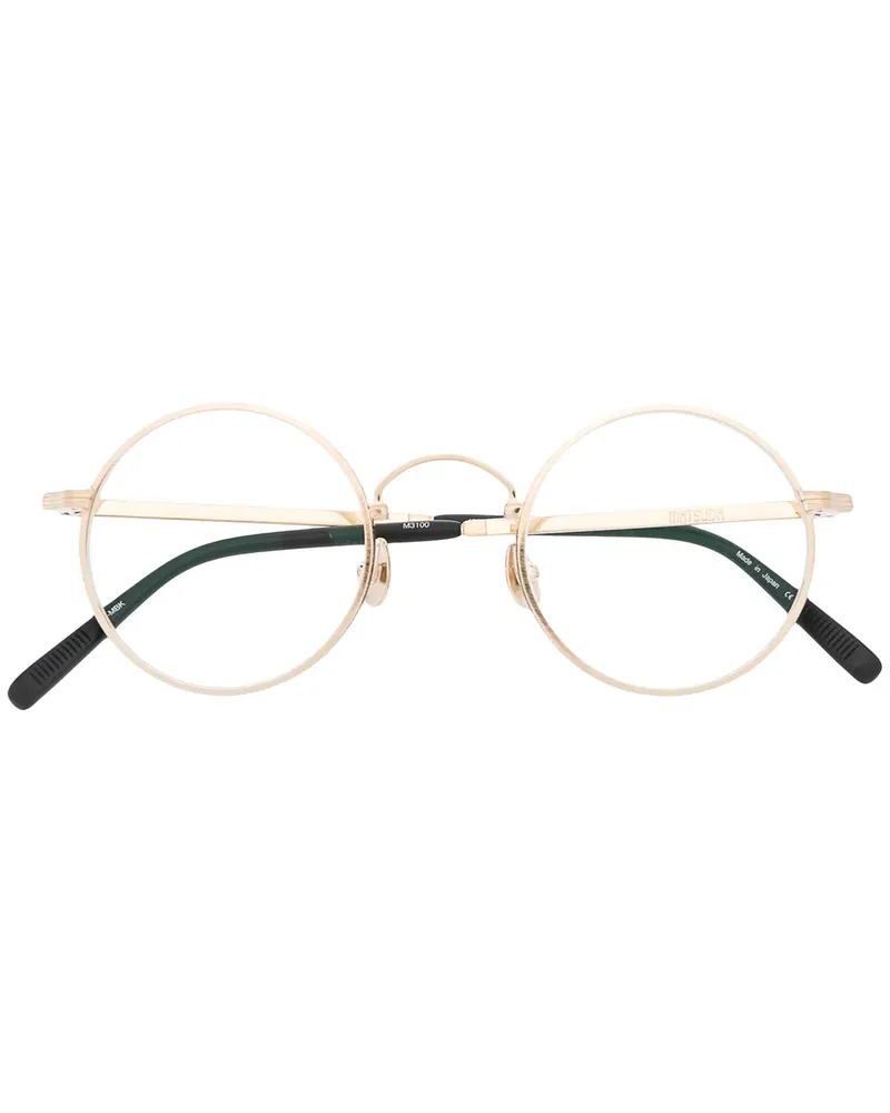 MATSUDA Brille mit rundem Gestell - Gold Gold
