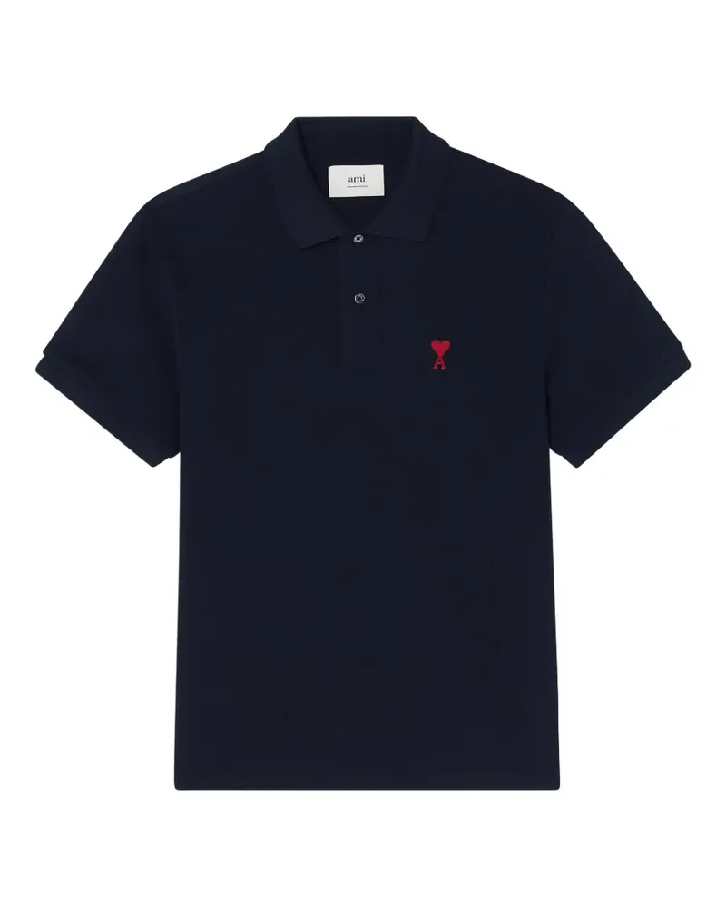 AMI Paris Ami de Coeur polo shirt - Blau Blau