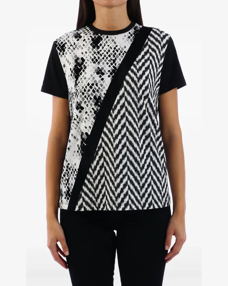Emanuel Ungaro T-Shirt mit Print - Schwarz Schwarz