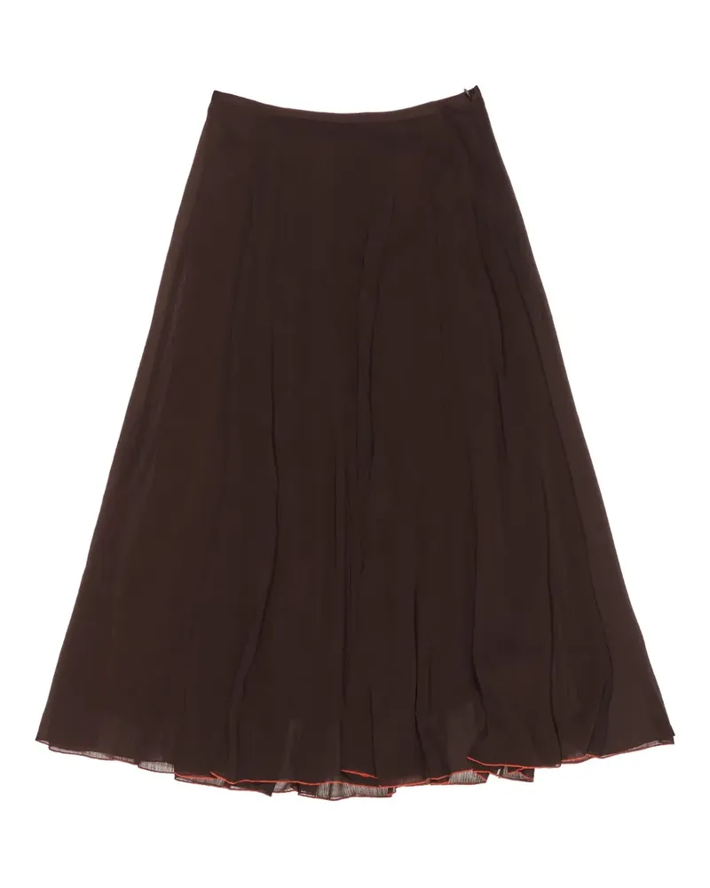 BIMBA Y LOLA Midirock mit Raffungen - Braun Braun
