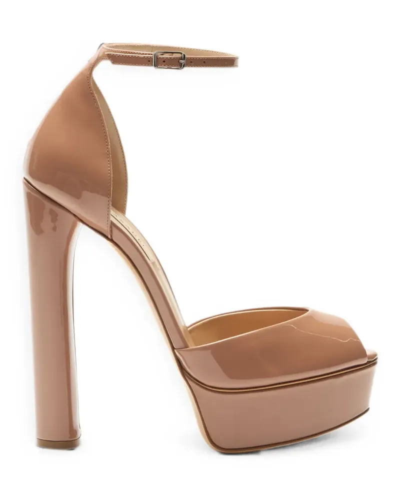 Casadei Flora patent leather sandals - Braun Braun