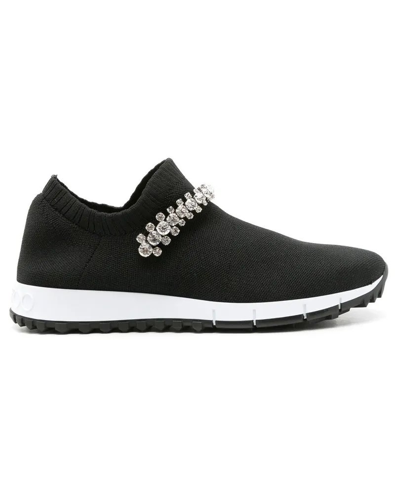 Jimmy Choo Verona Sneakers mit Kristallen - Schwarz Schwarz