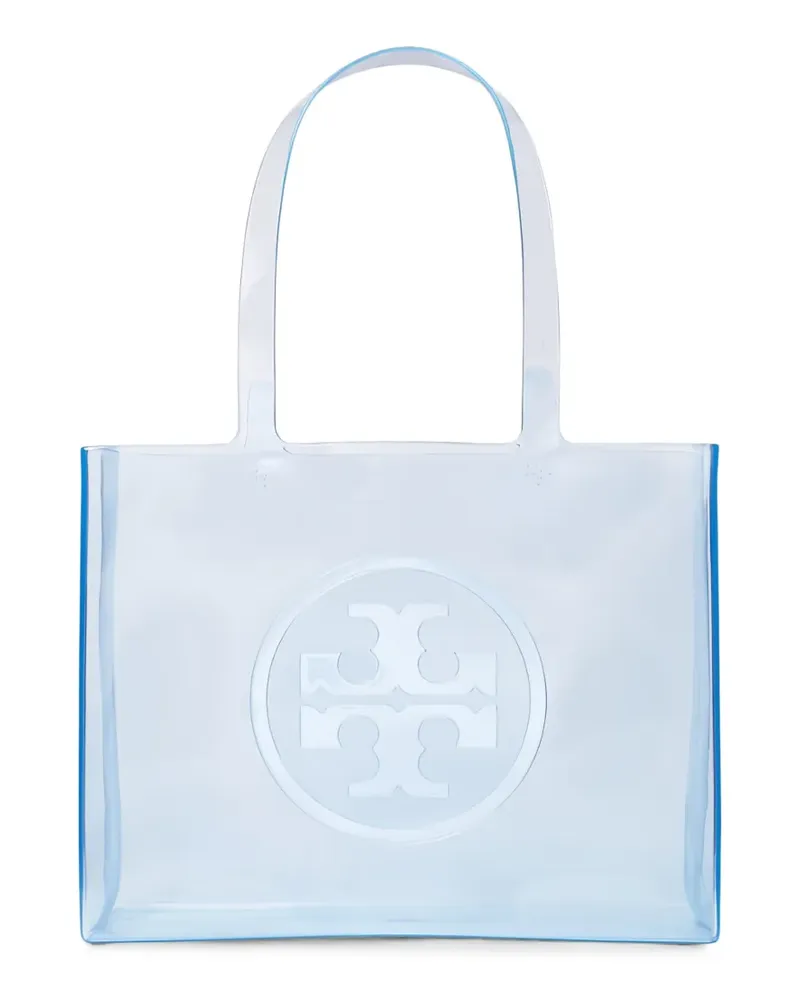 Tory Burch Kleine Ella Tote Bag mit Logo-Prägung - Blau Blau