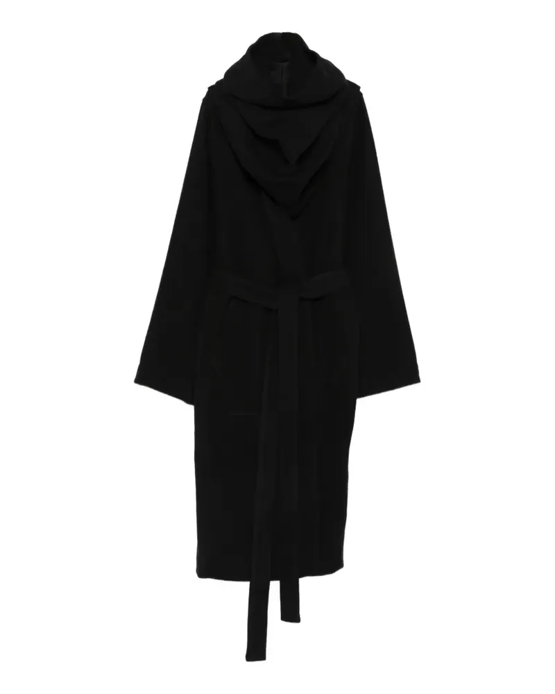 Rick Owens belted oversized coat - Schwarz Schwarz