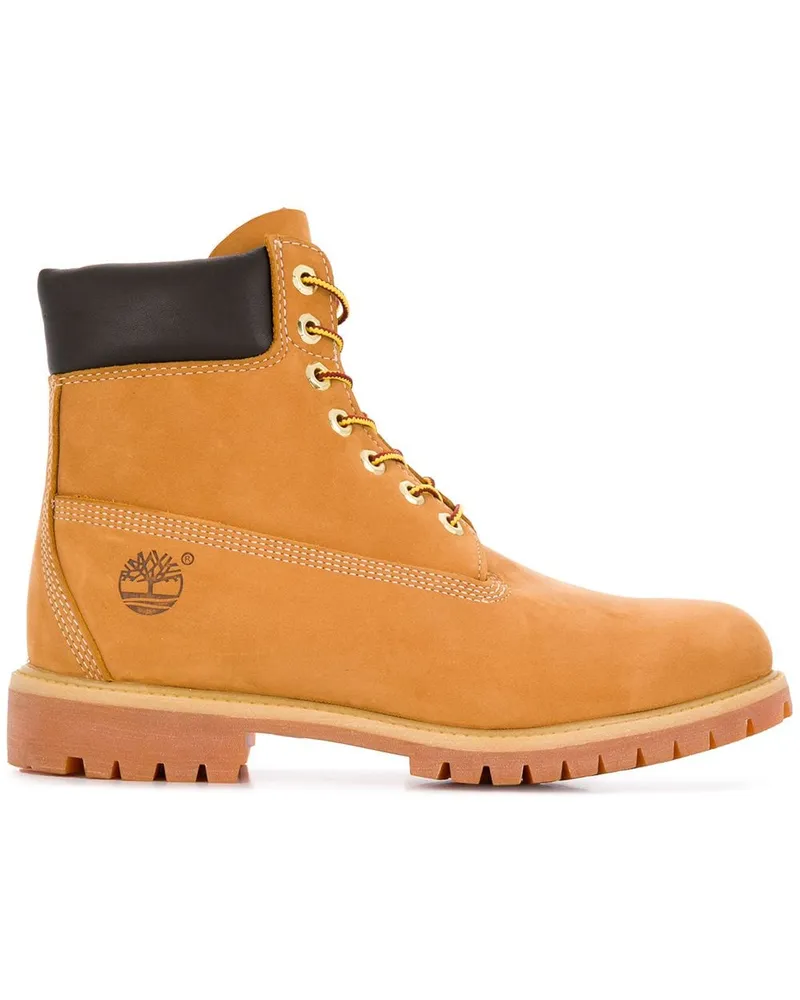 Timberland Schnürstiefel mit Profilsohle Braun