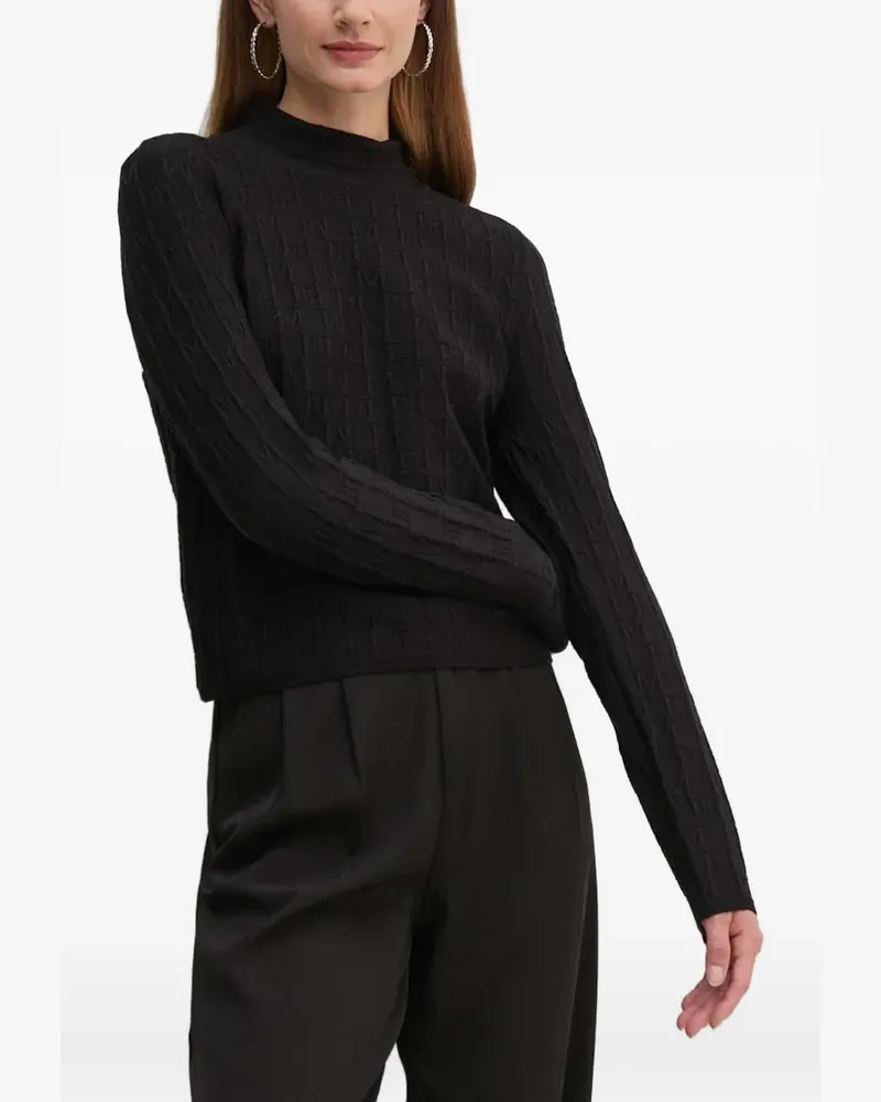 MARCIANO Los Angeles Pullover mit Stehkragen - Schwarz Schwarz