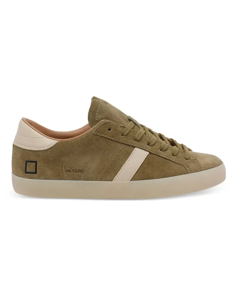 D.A.T.E. Hill Low round-toe suede sneakers - Grün Grün