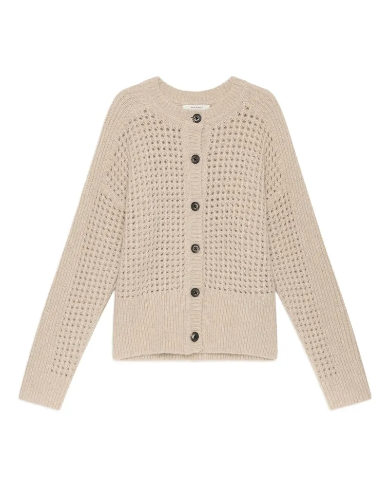 Maliparmi Cardigan mit Lochstrickmuster - Nude Nude