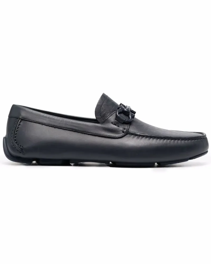 Ferragamo Loafer mit Logo-Prägung - Blau Blau