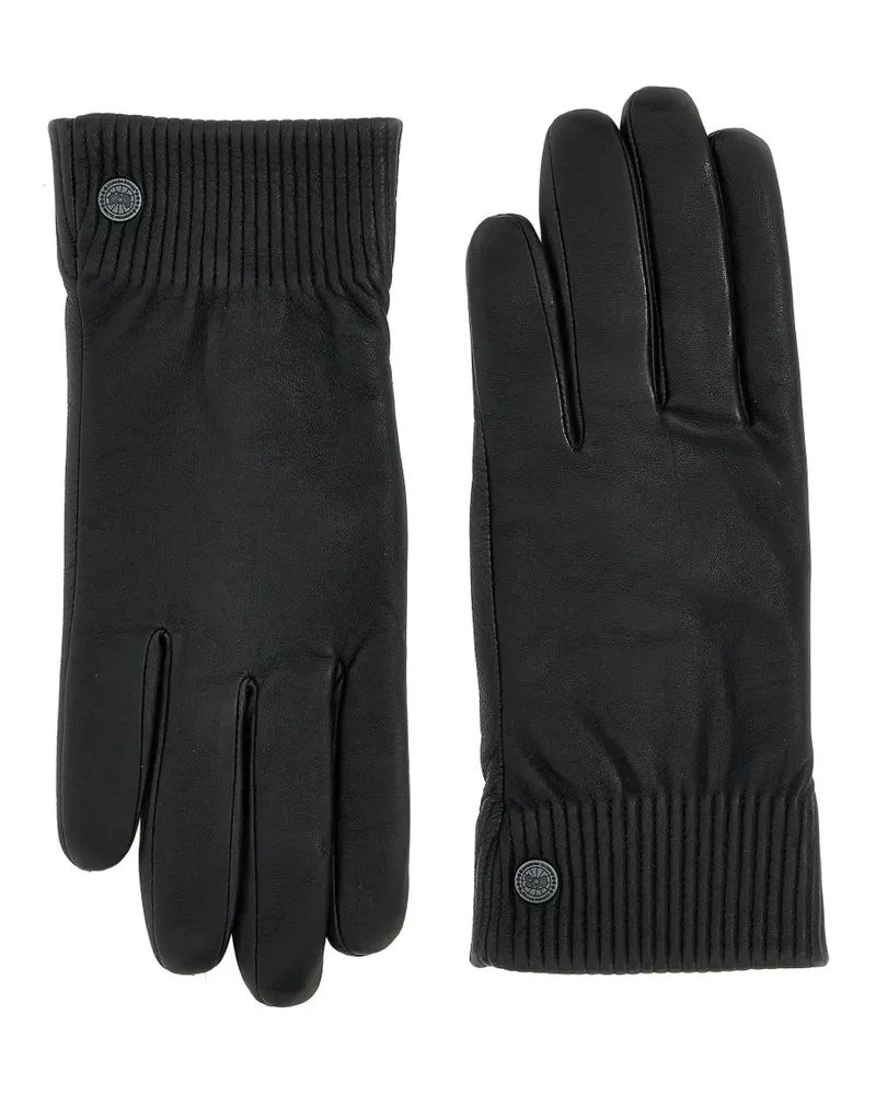 Canada Goose Handschuhe aus Leder - Schwarz Schwarz