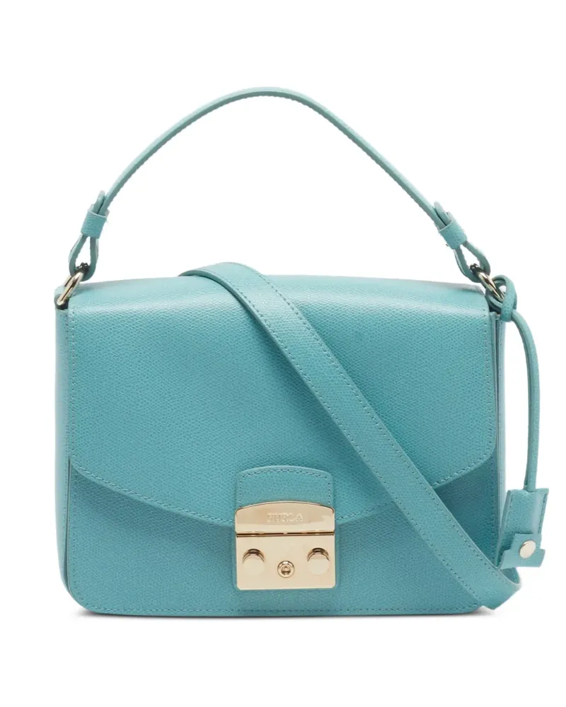 Furla Metropolis Umhängetasche mit Henkel - Blau Blau