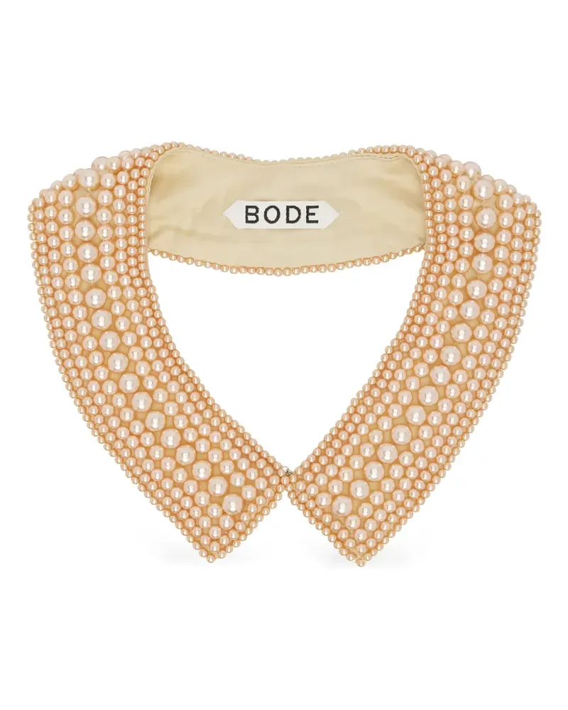 BODE pearl layered choker - Nude Nude