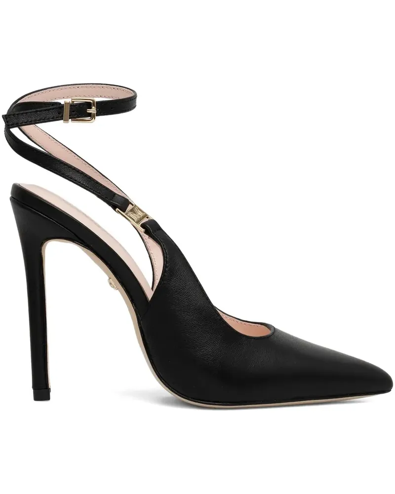 MARCIANO Los Angeles 100mm ankle-strap pumps - Schwarz Schwarz