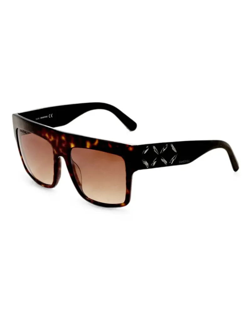 Swarovski Sonnenbrille in Schildpattoptik - Braun Braun