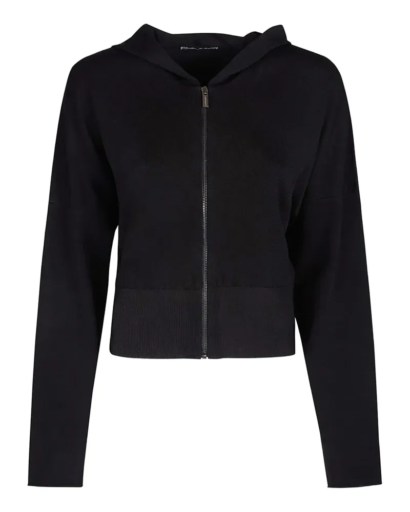 HINNOMINATE hooded zip-up cardigan - Schwarz Schwarz