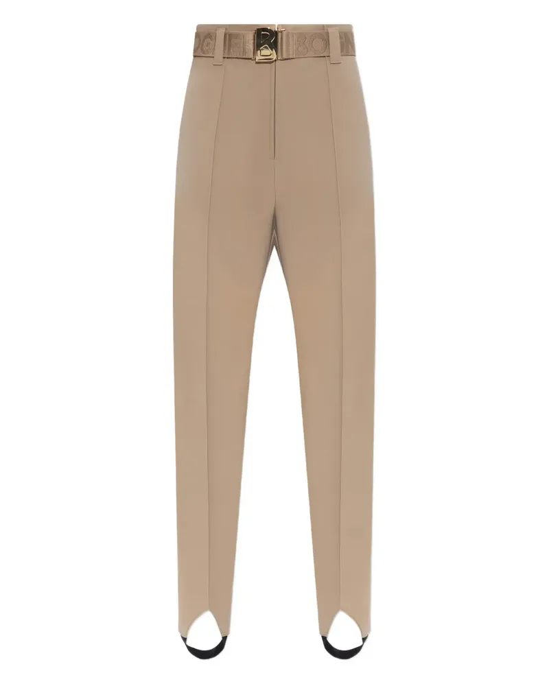 Bogner belted ski trousers - Nude Nude