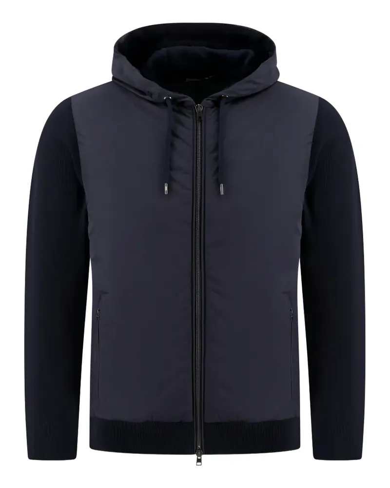Herno hooded zip-up jacket - Blau Blau
