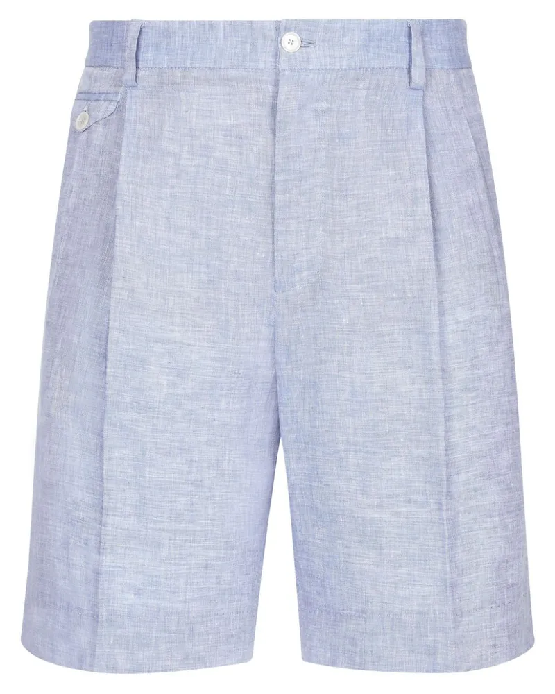 Dolce & Gabbana Shorts aus Leinen - Blau Blau