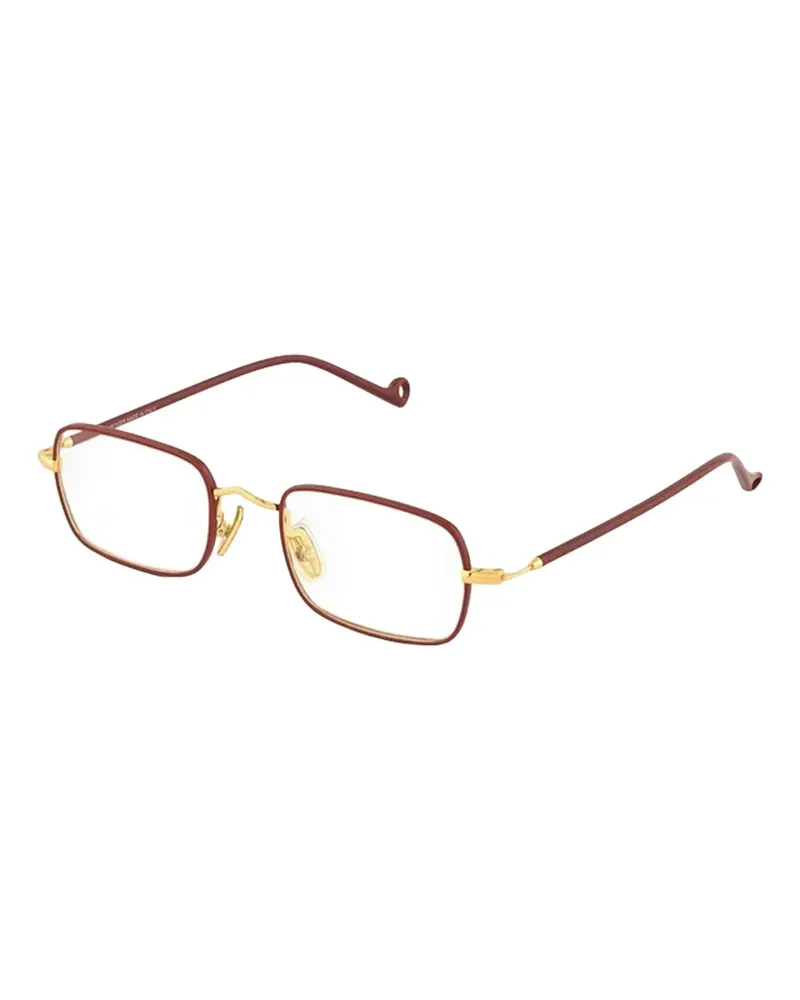 Eyepetizer Kampong rectangle-frame glasses - Rot Rot