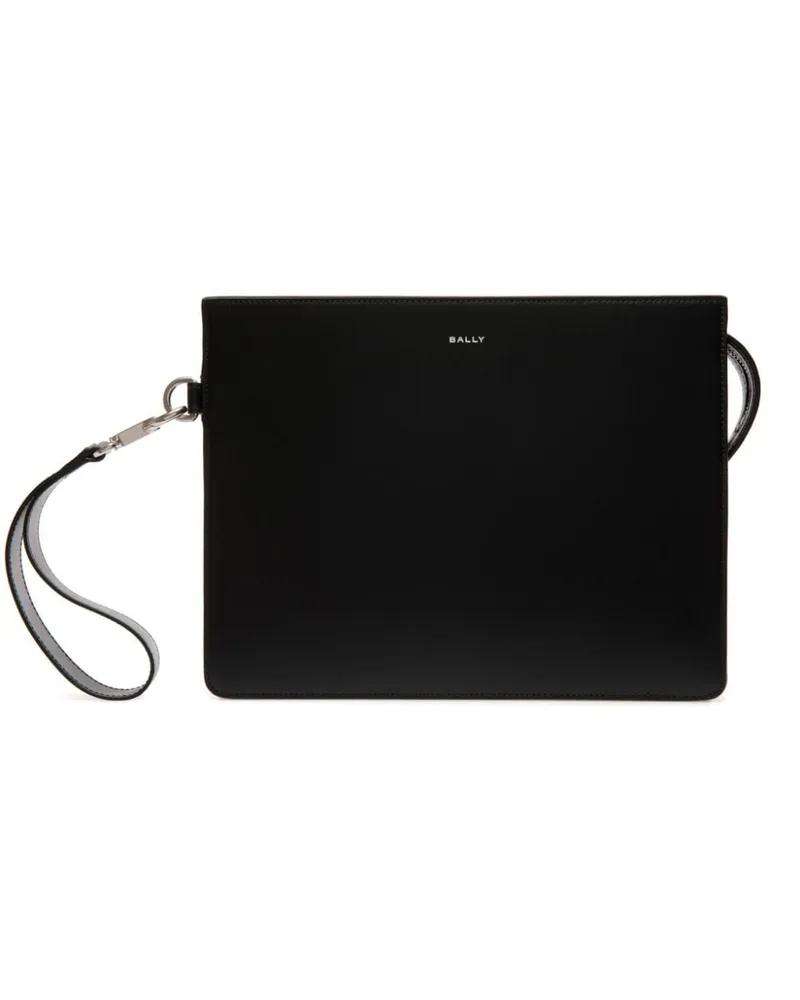 Bally Clutch mit Schlaufengriff - Schwarz Schwarz