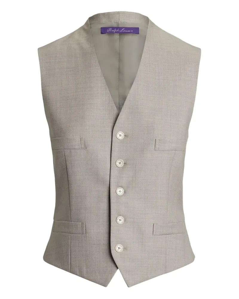 Ralph Lauren Doppelreihige Weste - Grau Grau