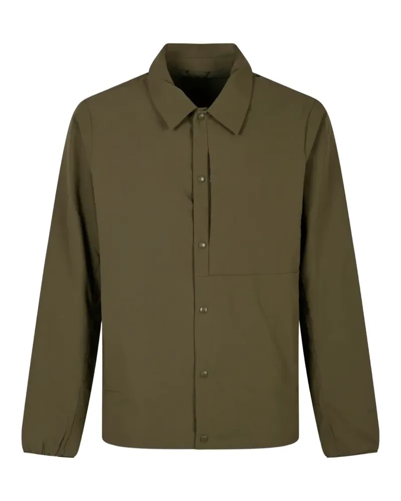 Patagonia Nano-Air® logo-print snap-fastening jacket - Grün Grün