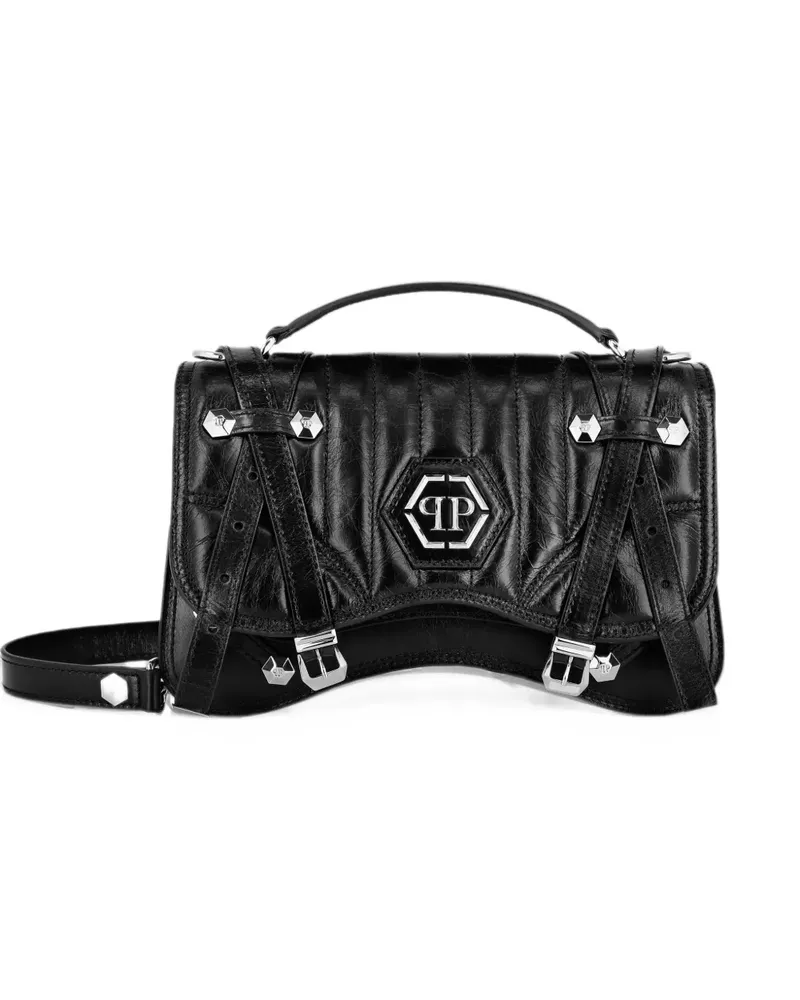 Philipp Plein Mittelgroße Handtasche - Schwarz Schwarz